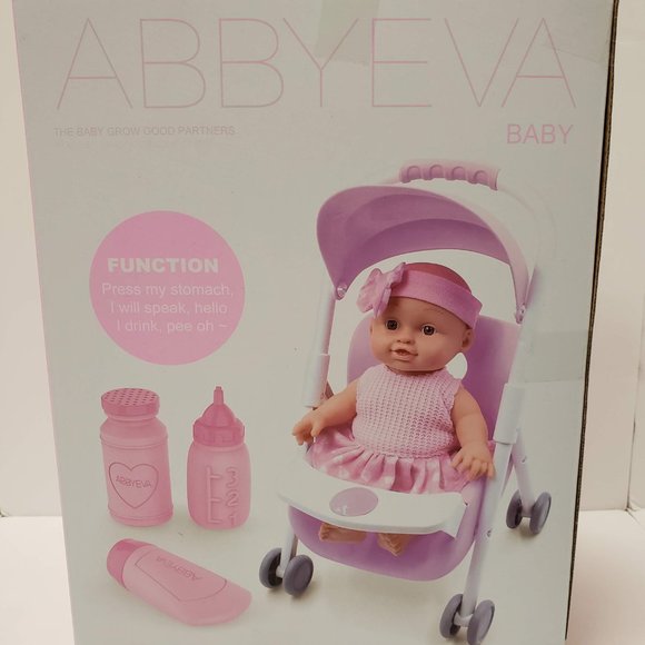 New Baby Doll and Stroller Set - Picture 3 of 16